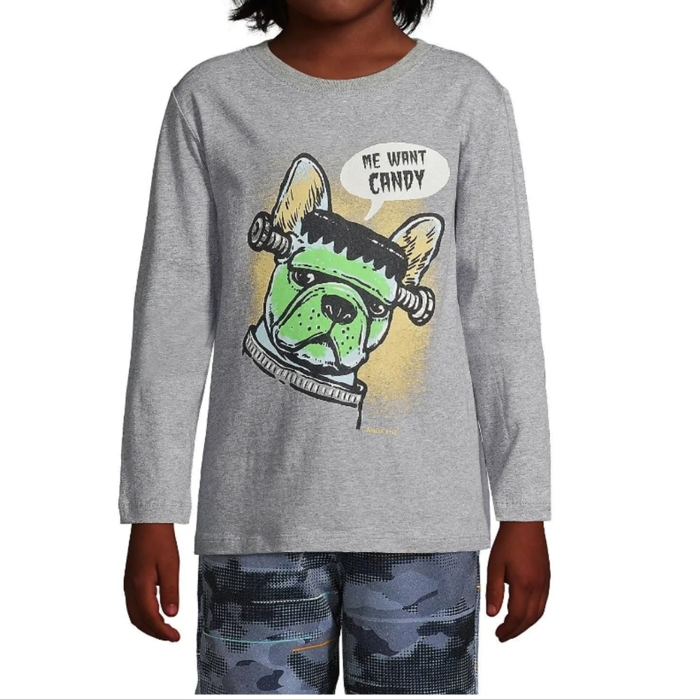 Lands` End Halloween graphic Tee -XL (14/16)